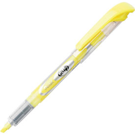 Pentel SL12G Pentel® 24/7 Highlighter, Chisel Tip, Yellow Ink, Dozen image.