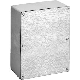 Pentair Equipment Protection A16126GSC Hoffman A16126GSC, Galvanized Box /Screw Cover, 16.00X12.00X6.00, Galvanized image.