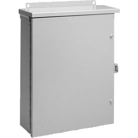 Pentair Equipment Protection A16R126HCR Hoffman A16R126HCR, Hinged Cover, Medium, Type 3R, 16.00X12.00X6.00, Galvanized/Paint image.