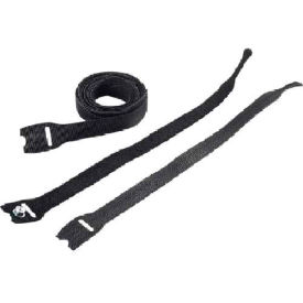Pentair Equipment Protection ECWTD8B Hoffman ECWTD8B VELCRO®Brand Black VELCRO®Brand Cable Wrap w M5 fastener, Qty 10, 8 in image.