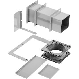 Pentair Equipment Protection F66BK60 Hoffman F66BK60, Barrier, Bolt-On, Fits 6.00x6.00, Steel/Gray image.