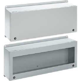 Pentair Equipment Protection LWC236016 Hoffman LWC236016 INLINE™ Hinged Window Door, 230x600x155mm, Steel/LtGray image.