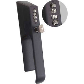 Pentair Equipment Protection NCLH Hoffman NCLH L-Handle Combination Lock Net Series, 7.50x1.38x2.50, Composite image.
