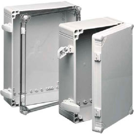 Pentair Equipment Protection Q202013PCIQRCCR Hoffman Q202013PCIQRCCR, QLINE™ J Box, Clear Cvr, Type 4X/QR, 7.09x7.09in, 4.53in image.
