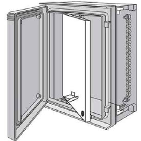 Pentair Equipment Protection UU5040SP Hoffman UU5040SP Swing-Out Panel, Fits 513x412mm, Steel/White image.