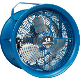 Patterson Fan 14"" High Velocity Industrial Fan w/ Yoke Mount 115V 2600 CFM 1/4 HP