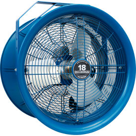 Patterson Fan 18 High-Velocity Industrial Fan w/ Yoke Mount 230/460V 3800 CFM 1/2 HP 3-Phase