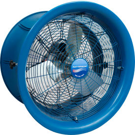 Patterson Fan Company, Inc. H14B Patterson Fan 14" Industrial Drum Fan w/ Yoke Mount, 2,600 CFM, 1/4 HP, 3 Phase image.