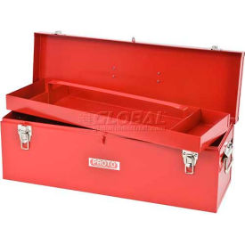 General Purpose Tool Box, Double Latch, 26"L x 8-1/2"D x 9-1/2"H view 2