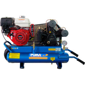 Puma TUE-8008HGE Puma TUE-8008HGE Portable Gas Air Compressor w/ Honda Engine, 8 HP, 8 Gallon, Wheelbarrow, 15 CFM image.