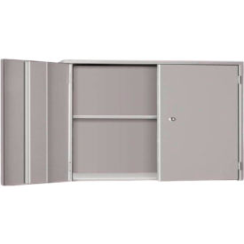 Pucel™ Wall & Bench Mount Cabinet 35-1/2"W x 9"D x 24"H All-Welded Gray