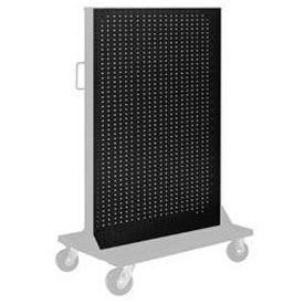Global Industrial B180279 Global Industrial™ Pegboard Panel For Portable Bin Cart, 36"W x 61"H, Black image.