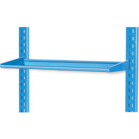 Global Industrial B180384 Global IndustrialS Flat Shelf For Portable Bin Cart, 36"W x 8"D, Blue image.