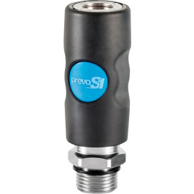 PREVOST CORP ISI 081251 Prevost Prevo S1 Safety Quick Coupling - 3/8" Industrial Interchange with 1/4" MNPT Connection image.