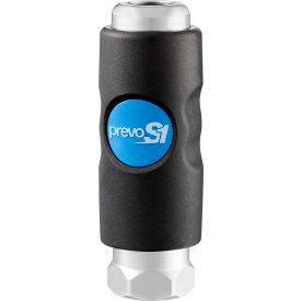 PREVOST CORP ISI 111202EB Prevost Prevos1 Safety Quick Coupling- 1/2" Body with Industrial Profile with 3/8" FNPT Connection image.