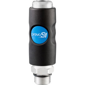 PREVOST CORP ISI 111252EB Prevost Prevos1 Safety Quick Coupling- 1/2" Body with Industrial Profile with 3/8" MNPT Connection image.