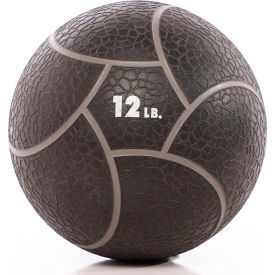 POWER SYSTEMS  25565 Power Systems Elite Power Medicine Ball - 12 lb. - Gray image.