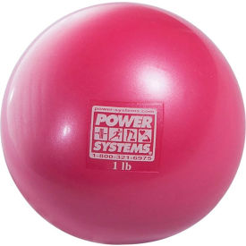 POWER SYSTEMS. 26151 Power Systems Soft Touch Medicine Ball, 1 lb. image.