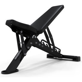POWER SYSTEMS. 40895 Power Systems Sierra Performance Adjustable Bench, 55-15/16"L x 24-9/16"W x 19-11/16"H, Black image.