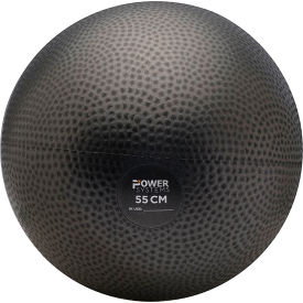 POWER SYSTEMS. 80070 Power Systems ProElite Stability Ball, 21-5/8" Dia., Dark Gray image.