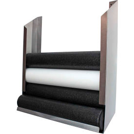 POWER SYSTEMS. 80238 Power Systems Wall Rack for Foam Rollers, 36"L x 10"W x 40"H, Black image.