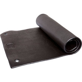 POWER SYSTEMS  83609 Power Systems Hanging Club Exercise Mat - 48"L x 24"W x 3/8" Thick - Jet Black image.