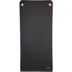 POWER SYSTEMS  93840 Power Systems Premium Hanging Club Exercise Mat - 72"L x 23"W x 3/8" Thick - Jet Black image.