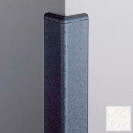 Pawling Corporation CG-20-4-301 Surface Mounted Corner Guard 90°, 2 Wings, 4 Height With Caps, Linen WH image.