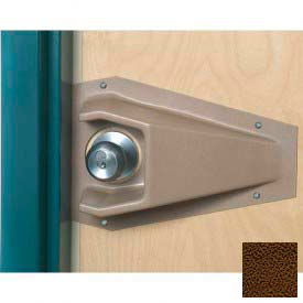 Pawling Corporation DKP-10-0-4 Cupped Doorknob Protector For Round Doorknobs, Brown image.