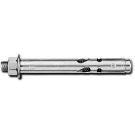 eng. by Powers 05315S-PWR-Lok-Bolt Sleeve Anchor, Flat Head, 1/4" x 3" view 2