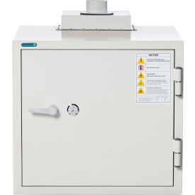 Phoenix Safe Battery Charging Safe 6 Outlets 27-1/4"W x 28"D x 27-1/4"H Off White 