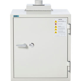 Phoenix Safe Battery Charging Safe 12 Outlets 27-1/4"W x 28"D x 32-3/4"H Off White 