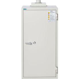Phoenix Safe Battery Charging Safe 24 Outlets 27-1/4"W x 28"D x 57"H Off White 