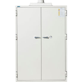 Phoenix Safe Battery Charging Safe 40 Outlets 44-1/2"W x 28"D x 68-3/4"H Off White 