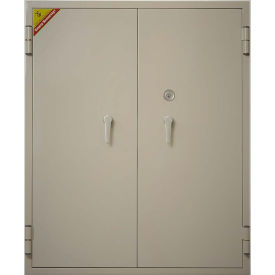 PHOENIX SAFE INTERNATIONAL LLC FRSC36 Phoneix Safe Fire & Water Resistant Storage Cabinet, 36"Wx20-1/4"Dx44"H, Putty, Assembled image.