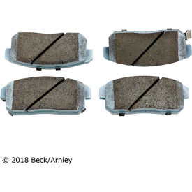 Premium Asm Brake Pads - Beck Arnley 085-1663 Premium Asm Brake Pads - Beck Arnley 085-1663