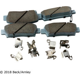 Premium Asm Pads W / Hardware - Beck Arnley 085-6534