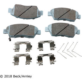 Premium Asm Pads W / Hardware - Beck Arnley 085-6693 Premium Asm Pads W / Hardware - Beck Arnley 085-6693
