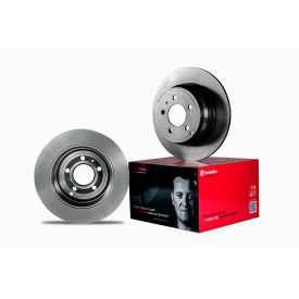 Premium UV Coated Rear Brake Rotor, Brembo 09.9104.11 Premium UV Coated Rear Brake Rotor, Brembo 09.9104.11