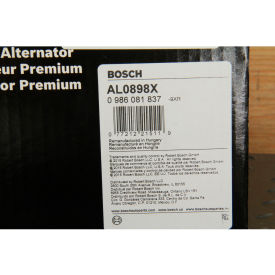 Bosch Premium 100% Remanufactured Alternator, Bosch AL0898X