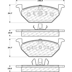 C-Tek Ceramic Brake Pads with Shims, C-Tek 103.07680 C-Tek Ceramic Brake Pads with Shims, C-Tek 103.07680