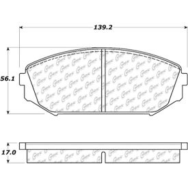 C-Tek Ceramic Brake Pads with Shims, C-Tek 103.07930 C-Tek Ceramic Brake Pads with Shims, C-Tek 103.07930