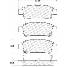 C-Tek Ceramic Brake Pads with Shims, C-Tek 103.09950 C-Tek Ceramic Brake Pads with Shims, C-Tek 103.09950