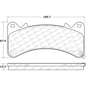 Posi Quiet Semi-Metallic Brake Pads , Posi Quiet 104.19100 Posi Quiet Semi-Metallic Brake Pads , Posi Quiet 104.19100