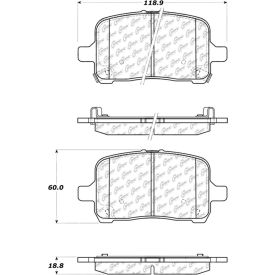 Posi Quiet Ceramic Brake Pads with Shims and Hardware , Posi Quiet 105.10280 Posi Quiet Ceramic Brake Pads with Shims and Hardware , Posi Quiet 105.10280