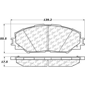 Posi Quiet Ceramic Brake Pads with Shims and Hardware , Posi Quiet 105.12100 Posi Quiet Ceramic Brake Pads with Shims and Hardware , Posi Quiet 105.12100