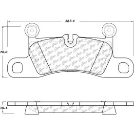 Posi Quiet Ceramic Brake Pads with Shims and Hardware , Posi Quiet 105.14530 Posi Quiet Ceramic Brake Pads with Shims and Hardware , Posi Quiet 105.14530