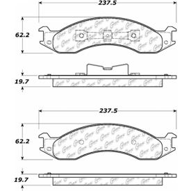 Posi Quiet Extended Wear Brake Pads with Shims and Hardware , Posi Quiet 106.05570