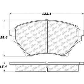 Posi Quiet Extended Wear Brake Pads with Shims and Hardware , Posi Quiet 106.08900 Posi Quiet Extended Wear Brake Pads with Shims and Hardware , Posi Quiet 106.08900