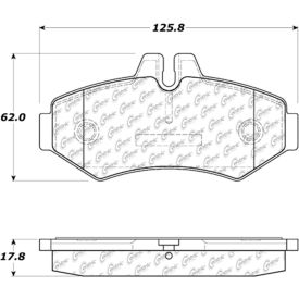 Posi Quiet Extended Wear Brake Pads with Shims and Hardware , Posi Quiet 106.09280 Posi Quiet Extended Wear Brake Pads with Shims and Hardware , Posi Quiet 106.09280